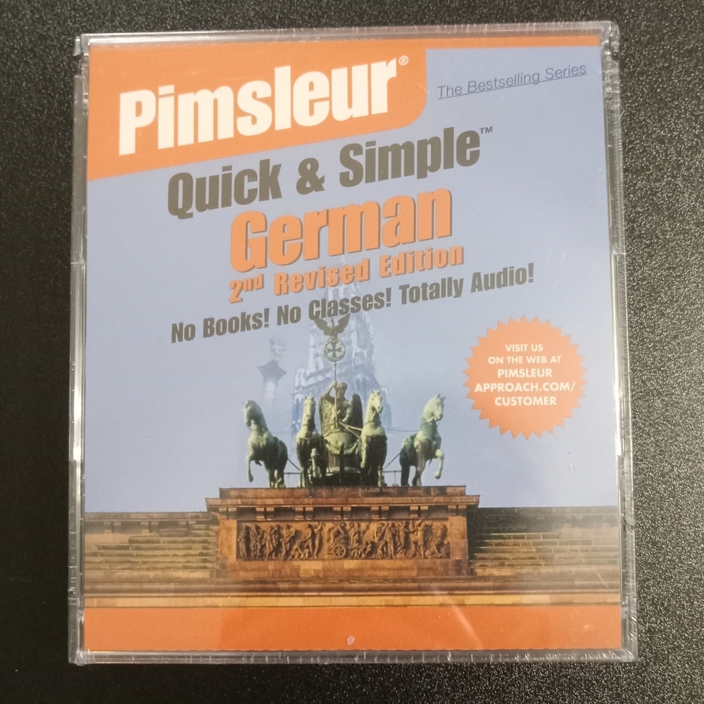 Pimsleur Quick & Simple German Audio Course — NEW